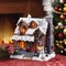 Collections Etc Smoking Country Christmas Cabin Incense Burner